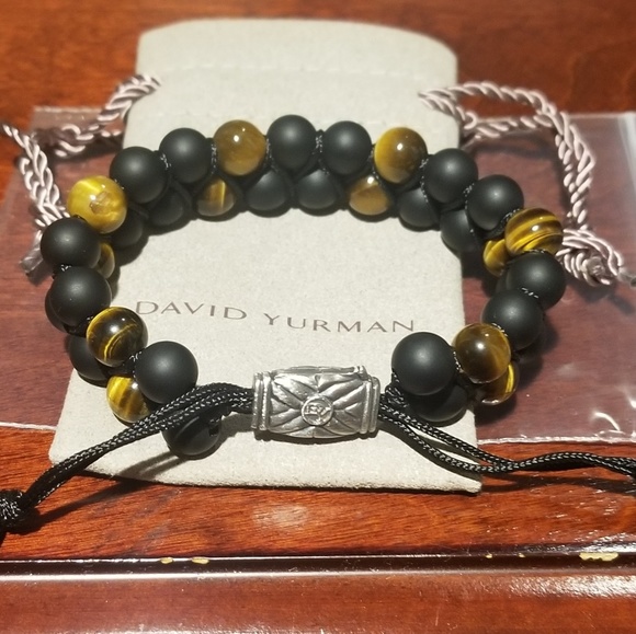 David Yurman Other - David Yurman Black and Gold Tiger Eye Bracelet